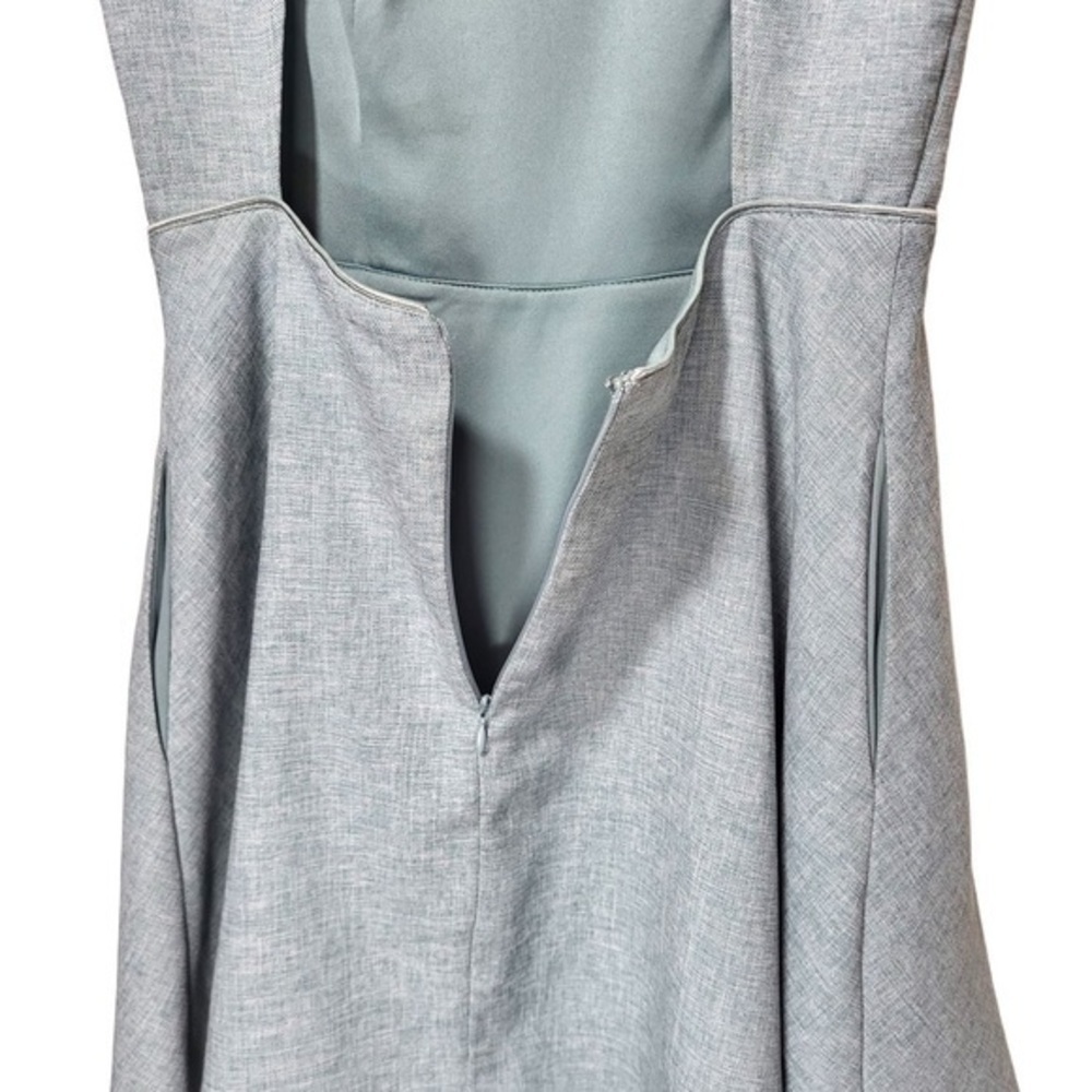 Lulu’s Winsome Backless Skater Mini Dress in Mint Blue - Picture 10 of 14
